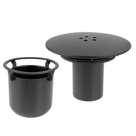 Shower Drain Lid Silver Bathroom Drain Lid Odor and Clog Free Removable Shower Drain 95mm/115mm