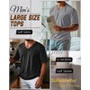 Ficerd 3 Pack Men's Cotton Half Sleeve Shirts M-7XL Regular