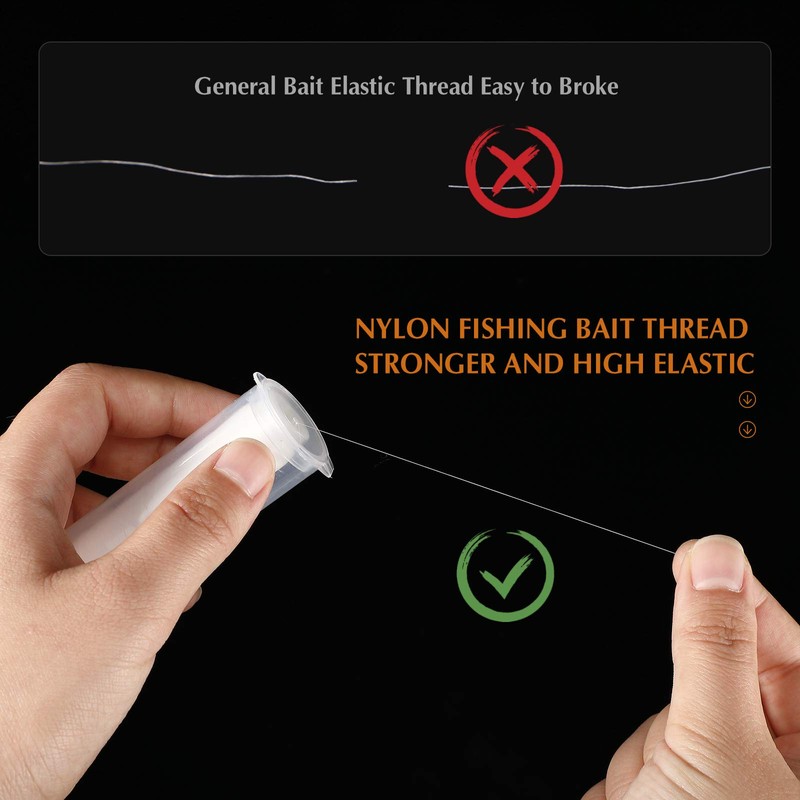 Fishing Thread Nylon Elastic Invisible Magic Fishing Line Fishing Bait