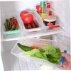SHOWERORO 4pcs Plastic Drawer Storage Basket Multi-Purpose Sundries Organizer for