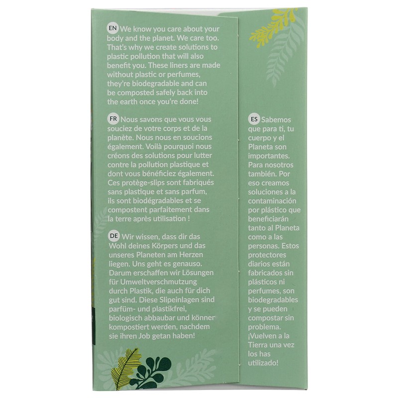 Natracare Organic Long Wrapped Panty Liners 16 pcs