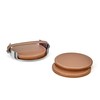 nambe Tahoe Coaster with Stand (Set of 4) - Sleek