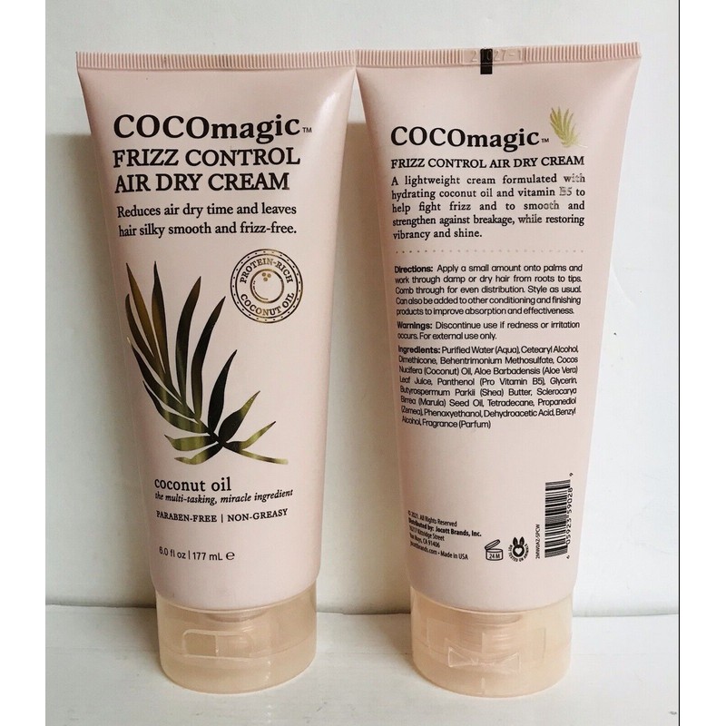 Jocott Brands 2-Pack Cocomagic ~ Frizz Control Air Dry Cream
