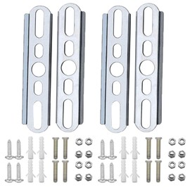 UtySty 4 Set Light Canopies Mounting Bracket Bar with Screws Nuts for Lighting Plate Cover Fixture Ceiling Canopy Kit Accessories Pendant Lamp Installtion Chandelier Base Chassis Hardware