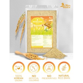 NICE WITCH'S Korean 100% Pure Rice Bran Powder 227g / 8oz - Brown Rice 생미강분말