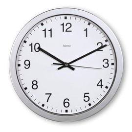 Hama Mallorca Wall Clock Diameter 30 cm Silver