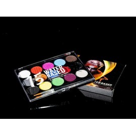 15-color body painting paste water-soluble painting color thread painting face body paint face paint - Colour: 15 color glow watercolor