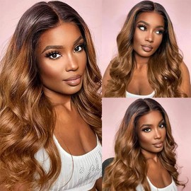 26 28 30 inch 1b/30 Human Hair Bundles #30 Body Wave Bundle Light Brown Body Wave 3 Bundles Human Hair Extensions 300g