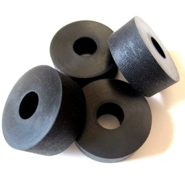 4-Pack - Made in USA - Premium Quality Multi-Purpose Rubber Washers 3/4" OD x 1/4" ID x 5/16" Thick (AVW-X19-1), for Home-Industrial-Automotive-Marine & More! Buy The Best!