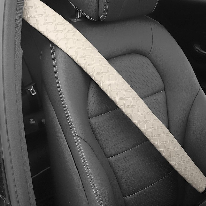 KHGUZ 2PCS Extra Long Car Seatbelt Cover, 29.53 inches Soft