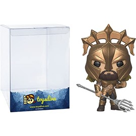 Arthur Curry as Gladiator: P o p ! Heroes Vinyl Figurine Bundle with 1 Compatible 'ToysDiva' Graphic Protector (244 - 31176 - B)