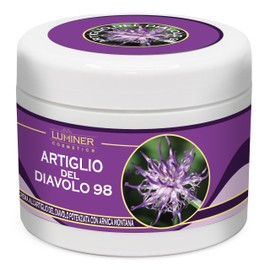 Luminer Devil's Claw Ointment 500 ml - Muscle Gel with Arnica for Muscle and Joint Massage - Natural Massage Gel, Absorbs Quickly - Made in Italy
