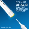 Whuppsi Replacement Toothbrush Heads Fit for Braun Electric Toothbrushes, 4PCS,