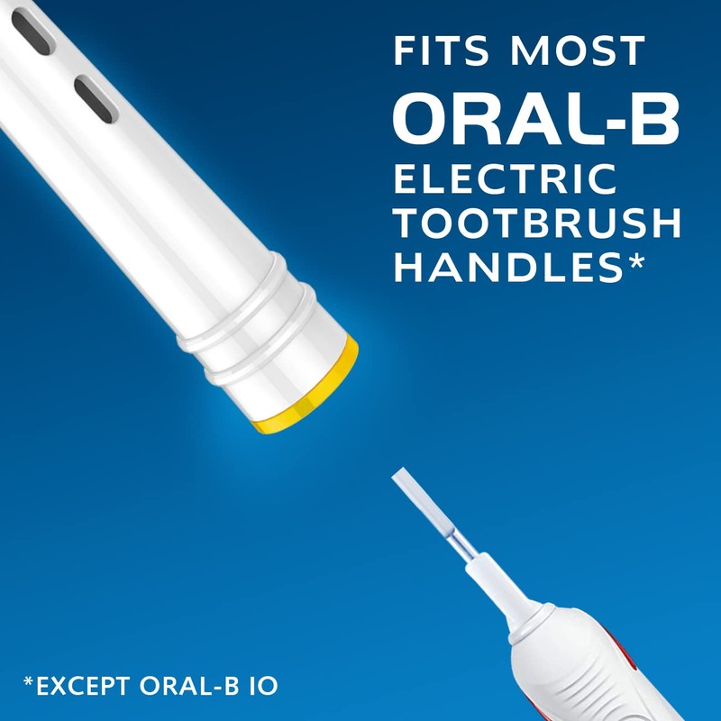 Whuppsi Replacement Toothbrush Heads Fit for Braun Electric Toothbrushes, 4PCS,