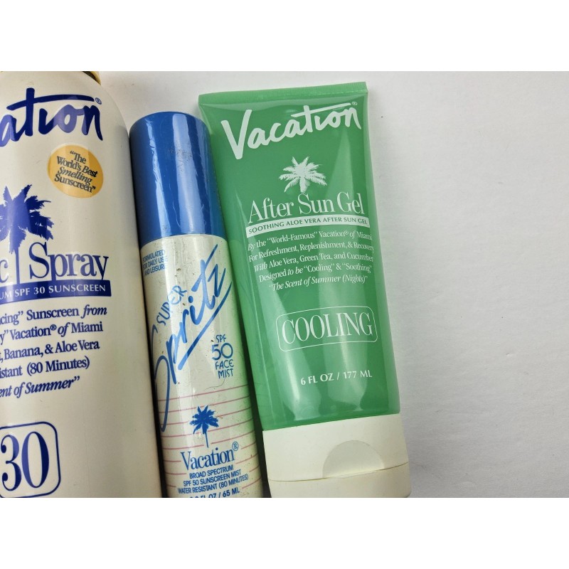 Vacation Classic Scent Sunscreen Spray, Whip, Spritz, After Sun Cooling
