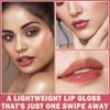 Set de 4 Brillos de Labios Hidratantes Nude, Gloss Líquido