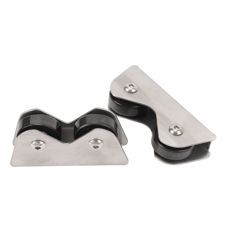 2Pcs Pool Billiard Cue Roller Stainless Steel Billiard Cue Straightness