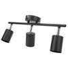 LED Track Light Kit 3 Heads 15.9in Arm 90 Degrees