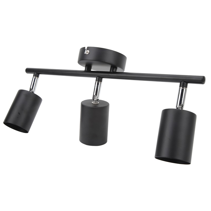 LED Track Light Kit 3 Heads 15.9in Arm 90 Degrees
