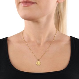 Amor Unisex Unisex Pendant for Men and Women, Gold, Comes in Jewellery Gift Box, Gold 375/9ct, None