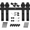 6.6FT Sliding Barn Door Hardware Kit, Barn Door Track Kit