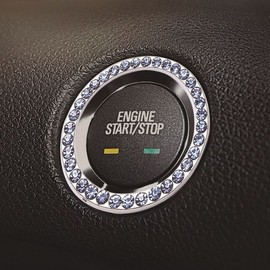Owner Clan Engine start ignition button ring cover car interior decoration cubic / 엔진 스타트 시동 버트링 커버 차내부꾸미기 큐빅