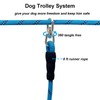 Boswany 20 FT Dog Trolley System with 8 FT Runner