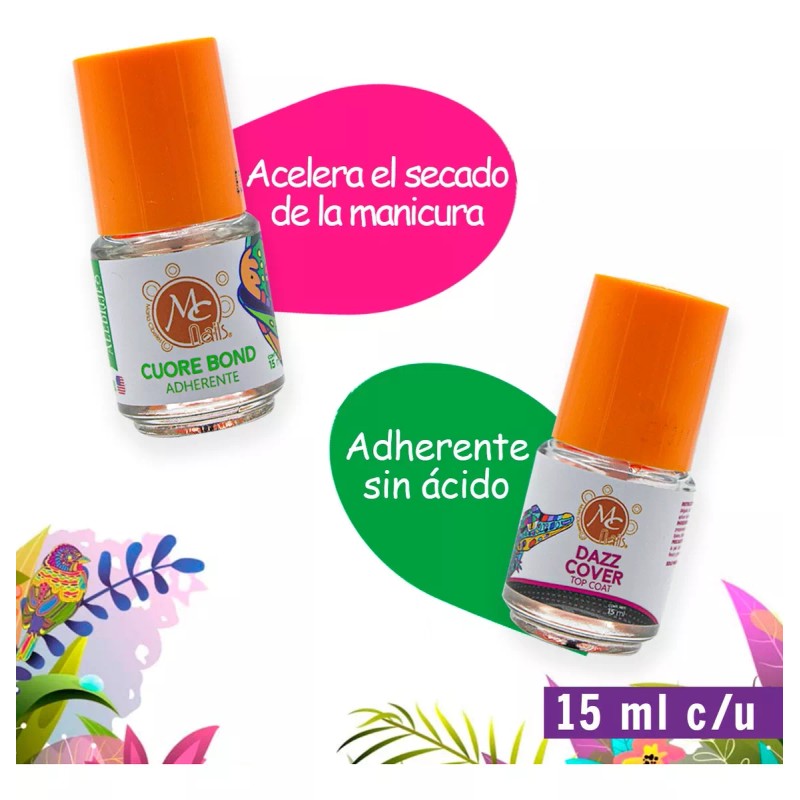 Mc Nails Kit Para Uñas Básico Acrilico Mc Nails Con
