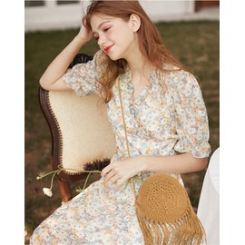 Jesustree Round Straw Bag Handbag Women's Crossbody Bag Retro Summer Beach Shoulder Bag Bohemian Handmade Weave Shoulder Bag Purse for Travel Holiday Leisure