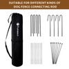 MIYABALA Dog Playpen Stakes Storage Bag, Dog Pen Fence Poles