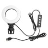 LED Dimmable Ring Light, Ring Light Black 4 Inch Brightness