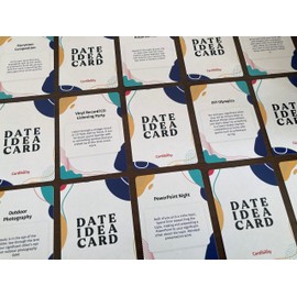 Date Idea Cards with 72 Prompts (2nd Edition) - A Romantic Date Night Card Game for Couples
