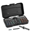 24-in-1 Ratchet Screwdriver Set, Magnetic Precision Bits with Detachable Handle