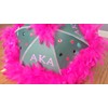 New Orleans Pink and Green Sorority Second Line Umbrella- Dark