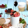 BIOZOYG 50x Paper-ice-Cream Cups 16 oz White - Disposable Cups