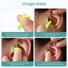 Ear Plugs for Sleeping,GENHY Ultra Soft Foam Earplugs,Ear Canal Curve