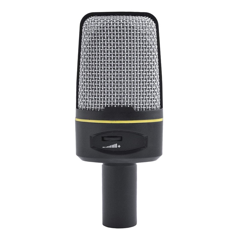 auvisio Microphone: Professional Condenser Studio Microphone with Tripod, 3.5 mm