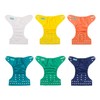 ALVABABY Baby Cloth Diaper 6 Pack with 12 Inserts One