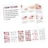 minkissy 288pcs Girl Fake Nails Easy to Apply Xmas Nail