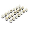 RTRHINOTUNING 50PCS 7.2mm/0.28in Decorative Nails Wheel/Rim Lip Rivets Nuts Replacement