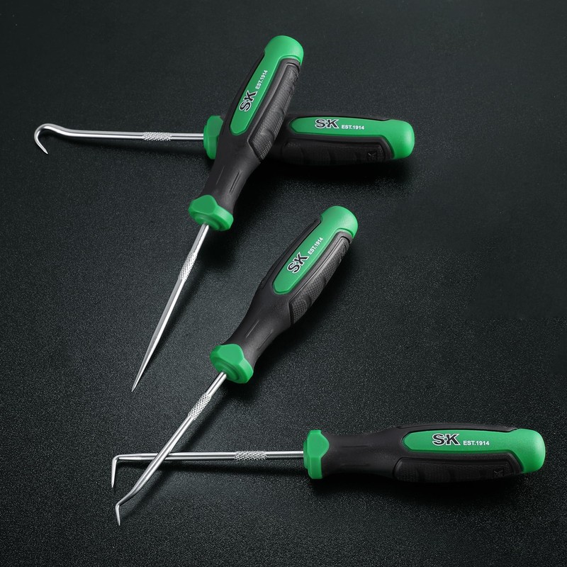 SK 4 Piece Hook and Pick Set, Straight Pick, Offset