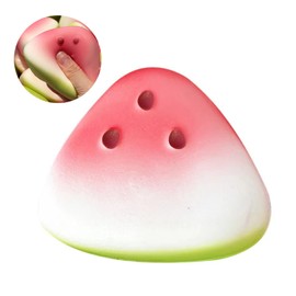 Stress Relief Toy, Anti-Stress Watermelon, Cute Squeeze Toy, Soft Squeeze Summer Watermelon Toys, Funny Novelties, TPR Squishies, Sensory Squeeze Toy for Autism Play Accessories