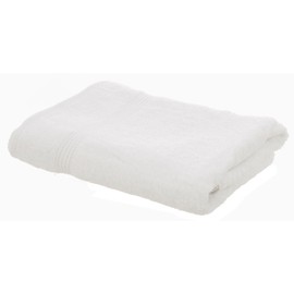 Bamboo Bliss White Bamboo Luxury Bath Towel Plush Soft Bathroom Bath Linen 70 x 140cm