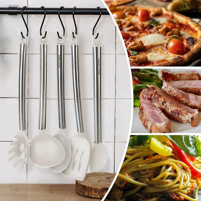 Kitchen Utensil Set-Silicone Cooking Utensils-33 Kitchen Gadgets & Spoons for