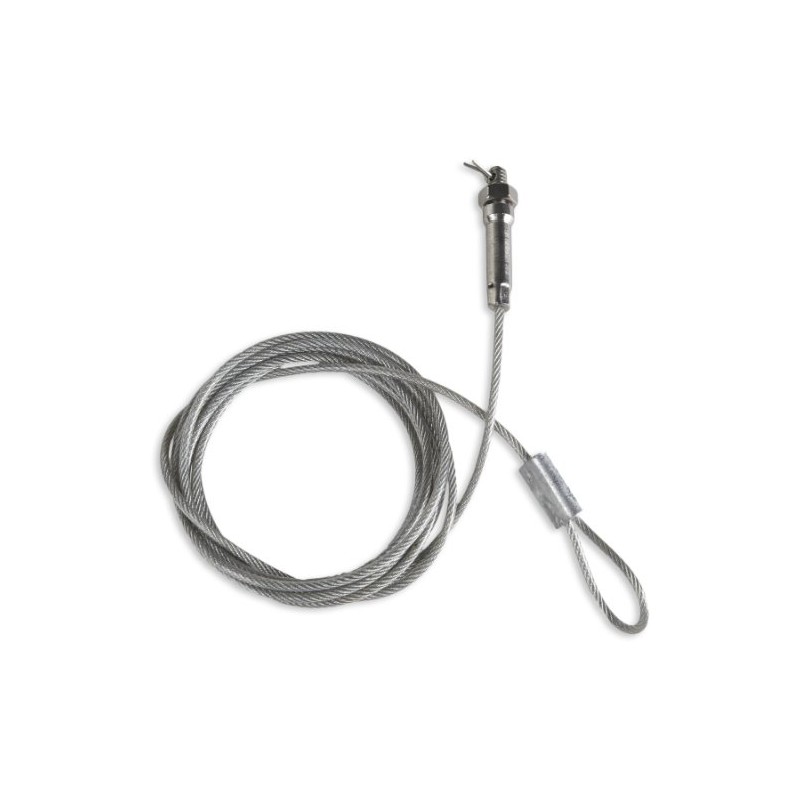 Bulldog Deluxe Security Cable, Silver, 6-Feet