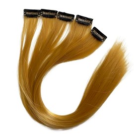 Prettyshop Colourful Hair Strands 1 x Clip In Extensions 50 cm (20 Inches) Straight Long Hair Hairpiece Various Colours
