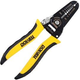 DOWELL 10-22 AWG Wire Stripper Cutter Wire Stripping Tool And Multi-Function Hand Tool，Professional Handle Design And Refined Craftsmanship