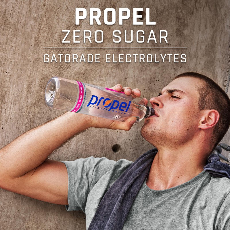 Propel, Black Cherry, Zero Calorie Sports Drinking Water with Electrolytes