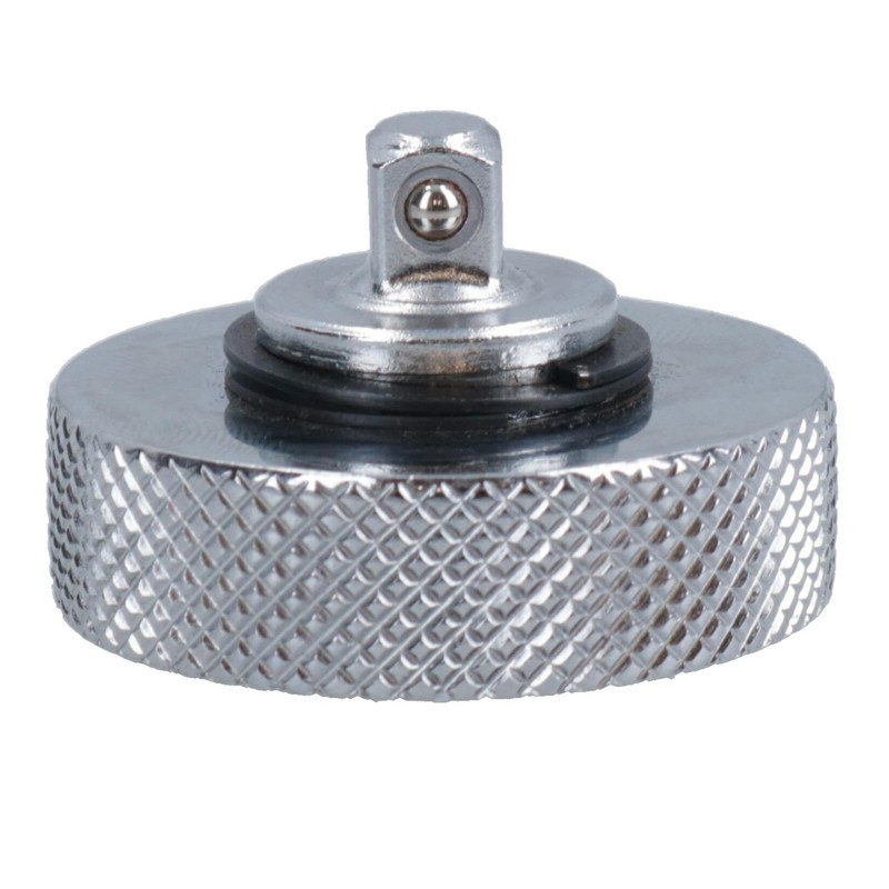 1/4in Drive Palm Ratchet Wrench Thumb Wheel Socket Holder Knurled