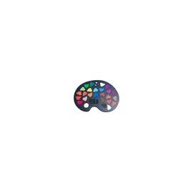 Godette By Ferja |paleta De Sombras 25 Colores Profesionales Negro